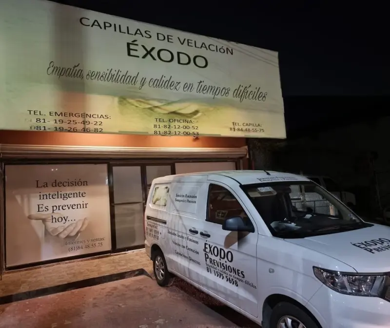 Funerales, Cementerios ,crematorios y traslados Éxodo