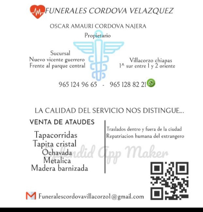 Funeraria cordova velazquez